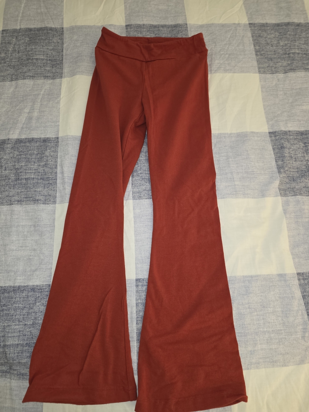 Cat & Jack Rust Orange Flare Pants Sz 8 NWOT